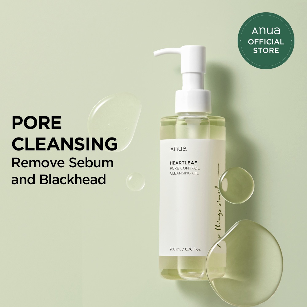 [ANUA Official] Heartleaf Pore Control Cleansing Oil, Facial Cleanser, Daily Makeup, Blackheads Removal