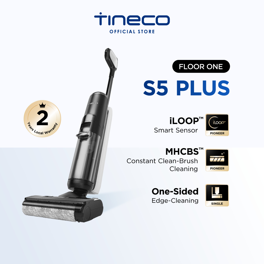 Flagship Tineco Floor One S5 Plus Smart Cordless Wet Dry Floor Washer Vacuum Cleaner Mop | Edge Cleaning | Self Cleaning