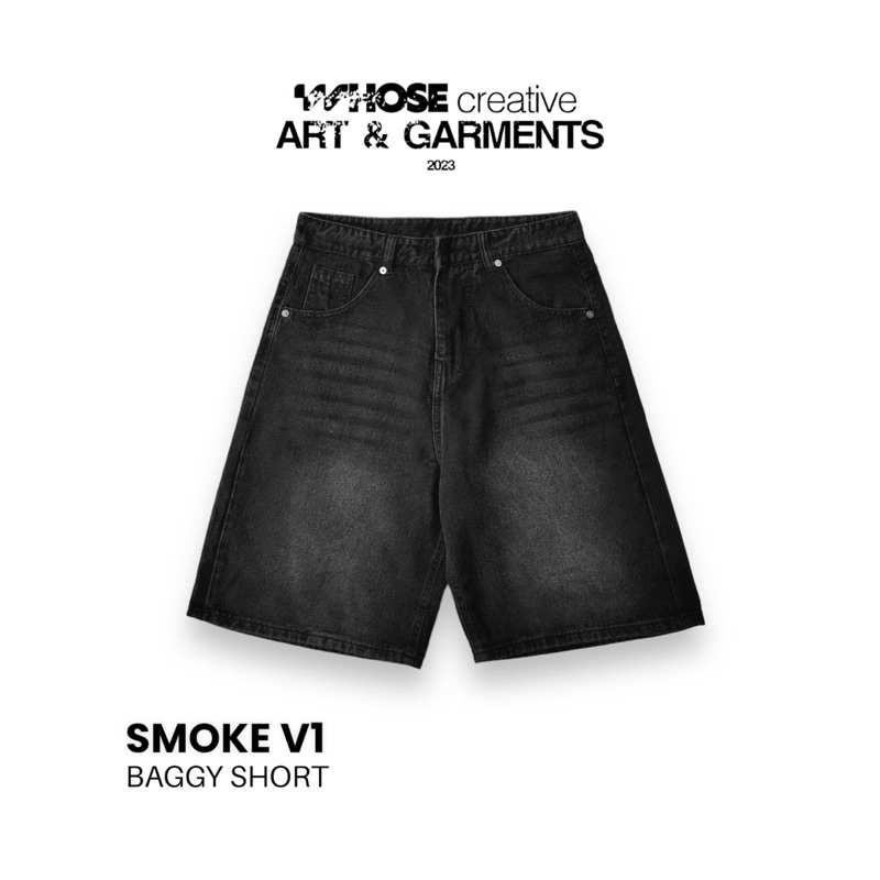 Smoke V1 BAGGY SHORT - Whose wash Shorts